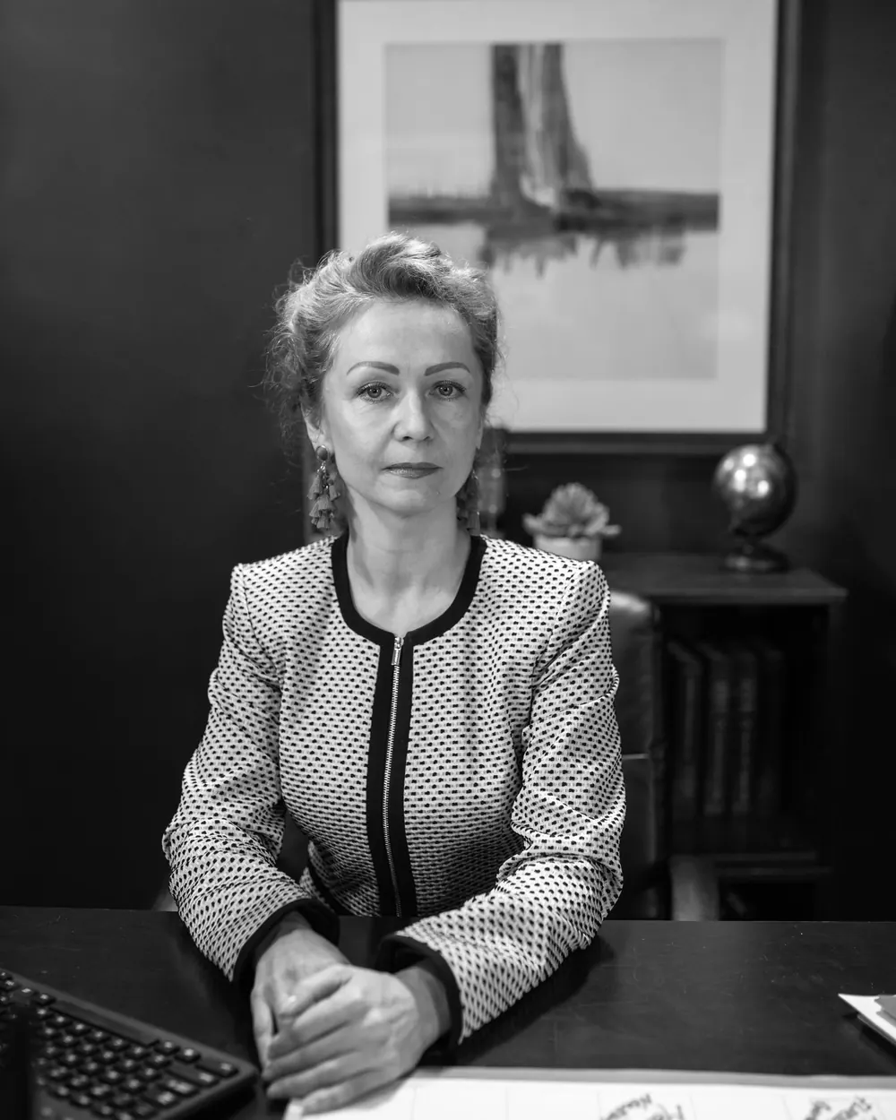 Portret szefa kuchni w restauracji